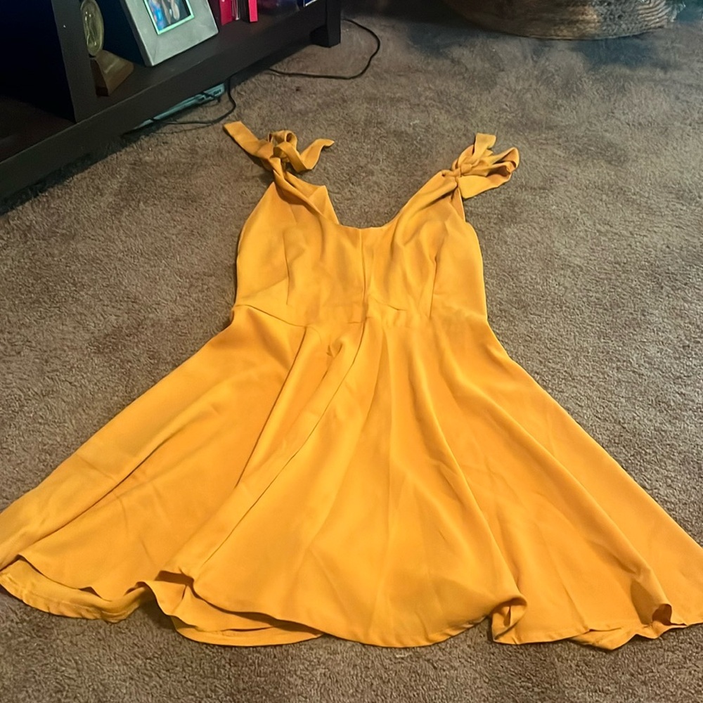 SHEIN yellow dress